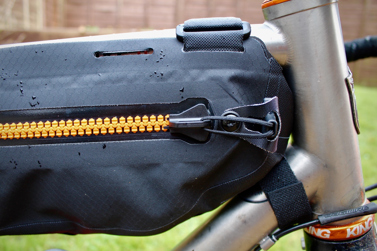 Review Ortlieb Frame Pack TopTube Bikepacking Frame Bag